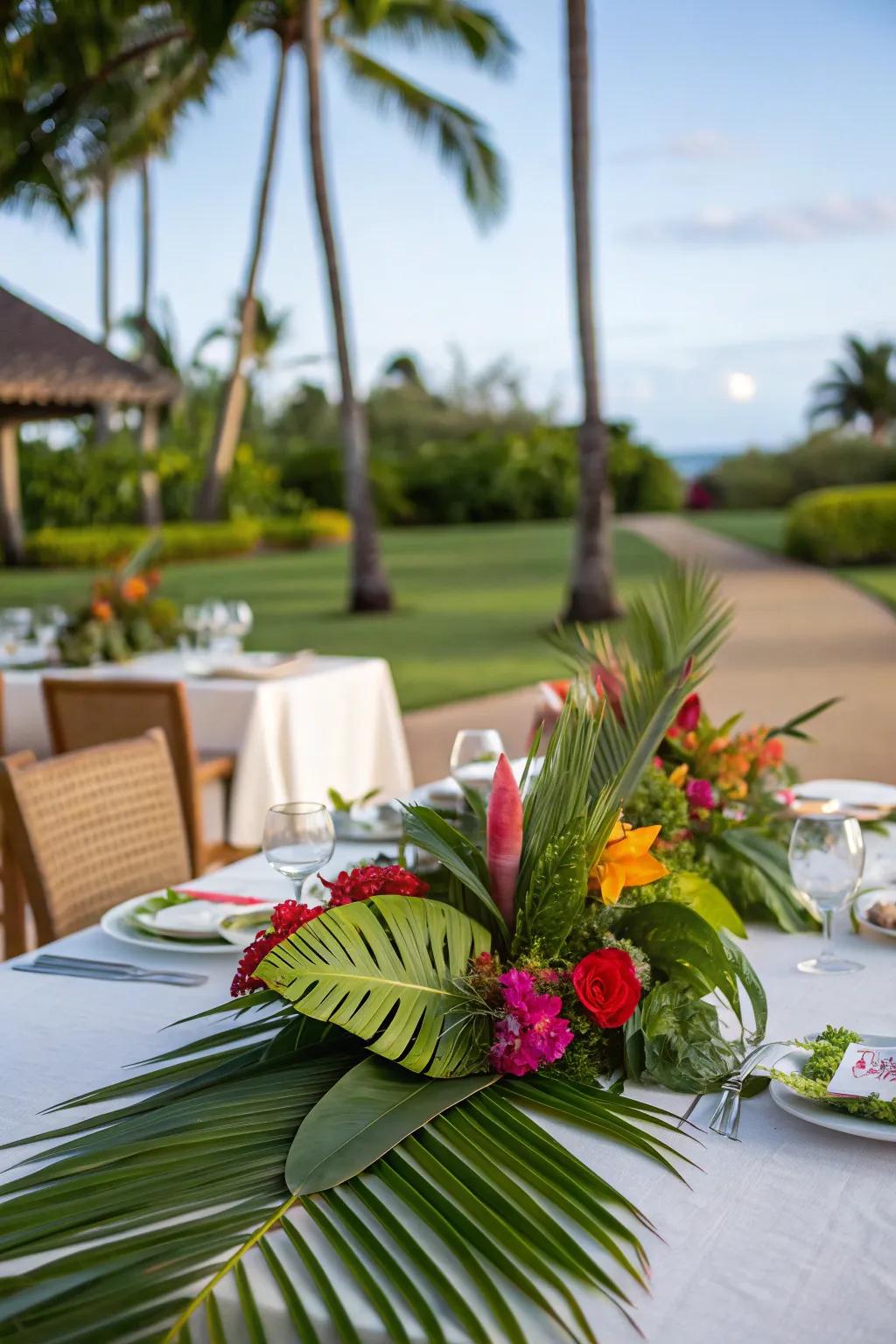 Evoke refreshment exhibiting a tropical excursion.