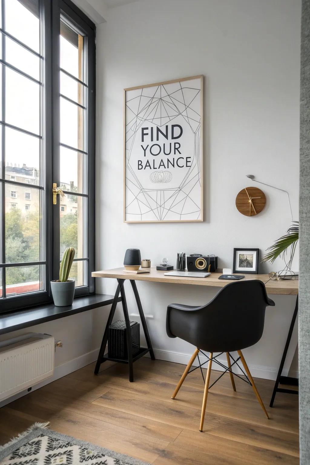 Geometrical configurations introduce contemporary constructive energy.