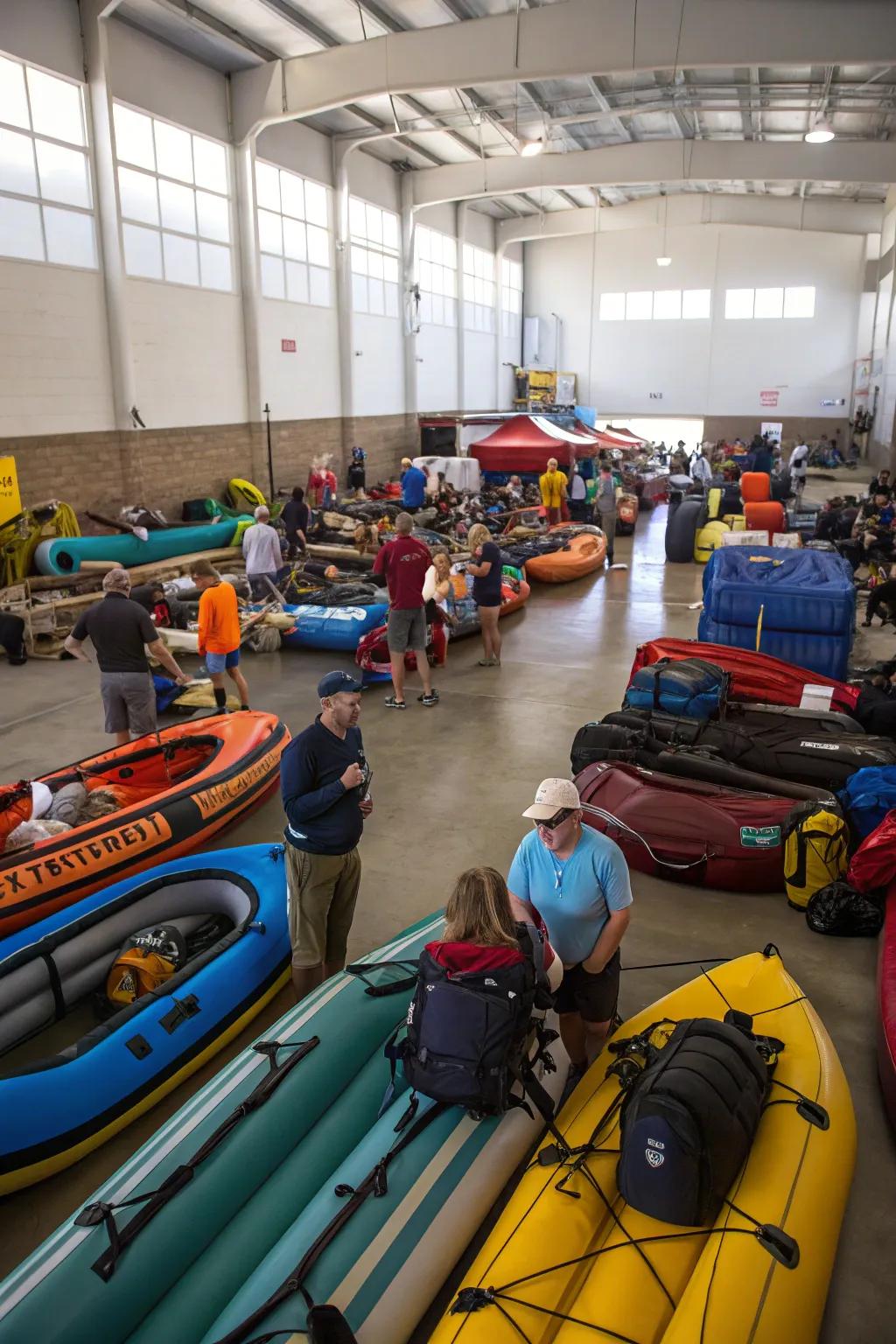 Shared storage areas promote connections and shared resources.