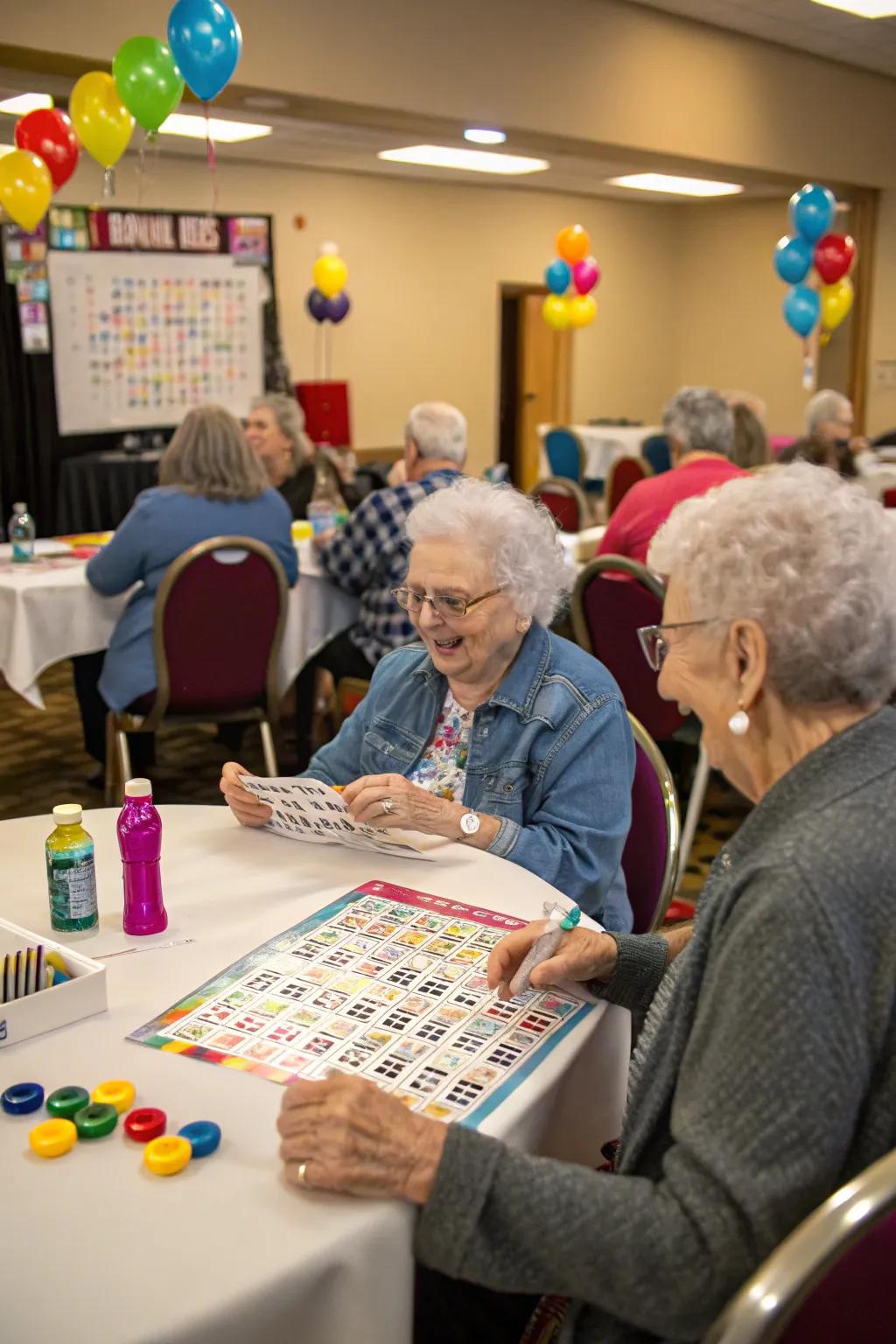 Interactive games keep guests amused and engaged.