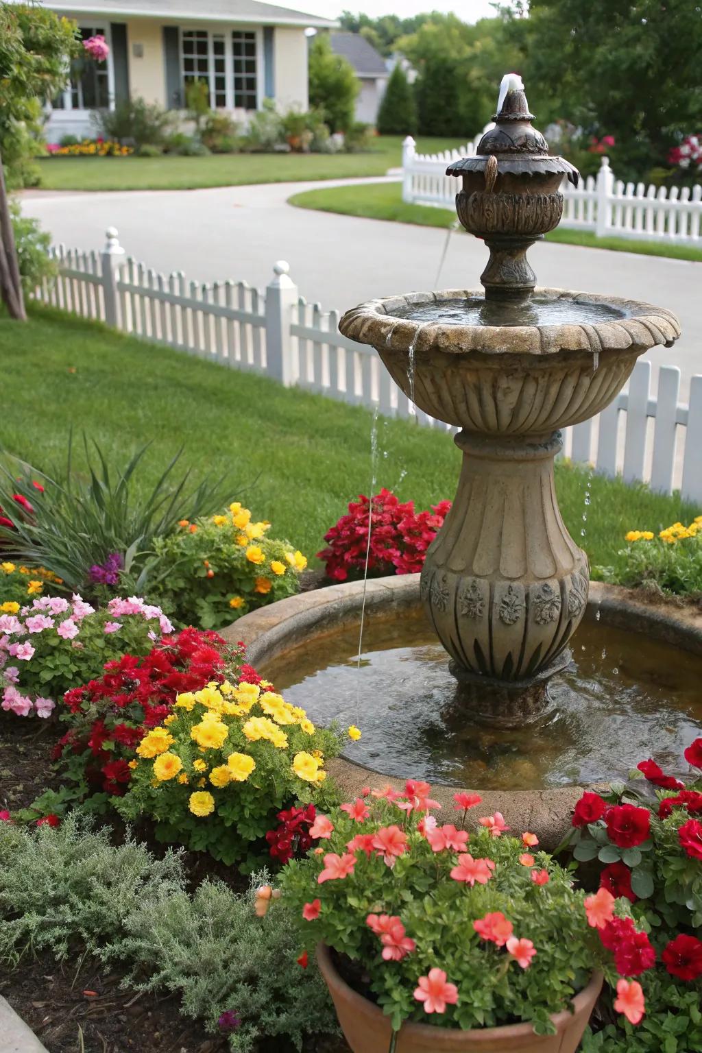 Ceramic vases add artistic flair to your garden.