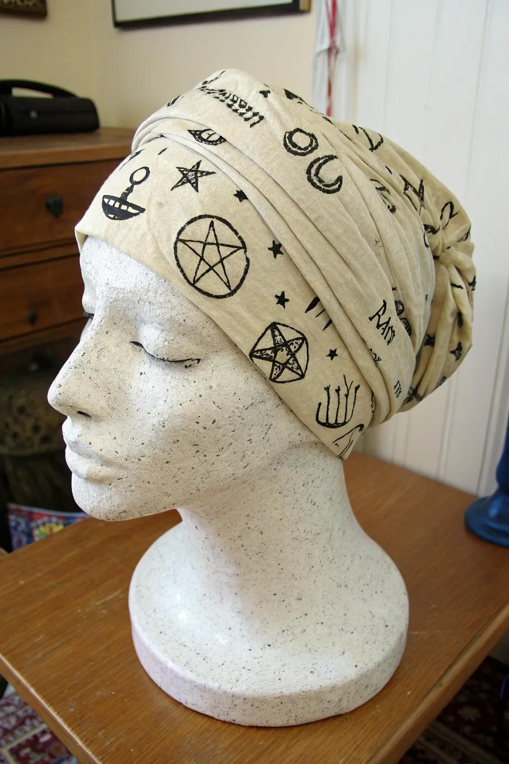 A seer head prepared to foretell your destiny.