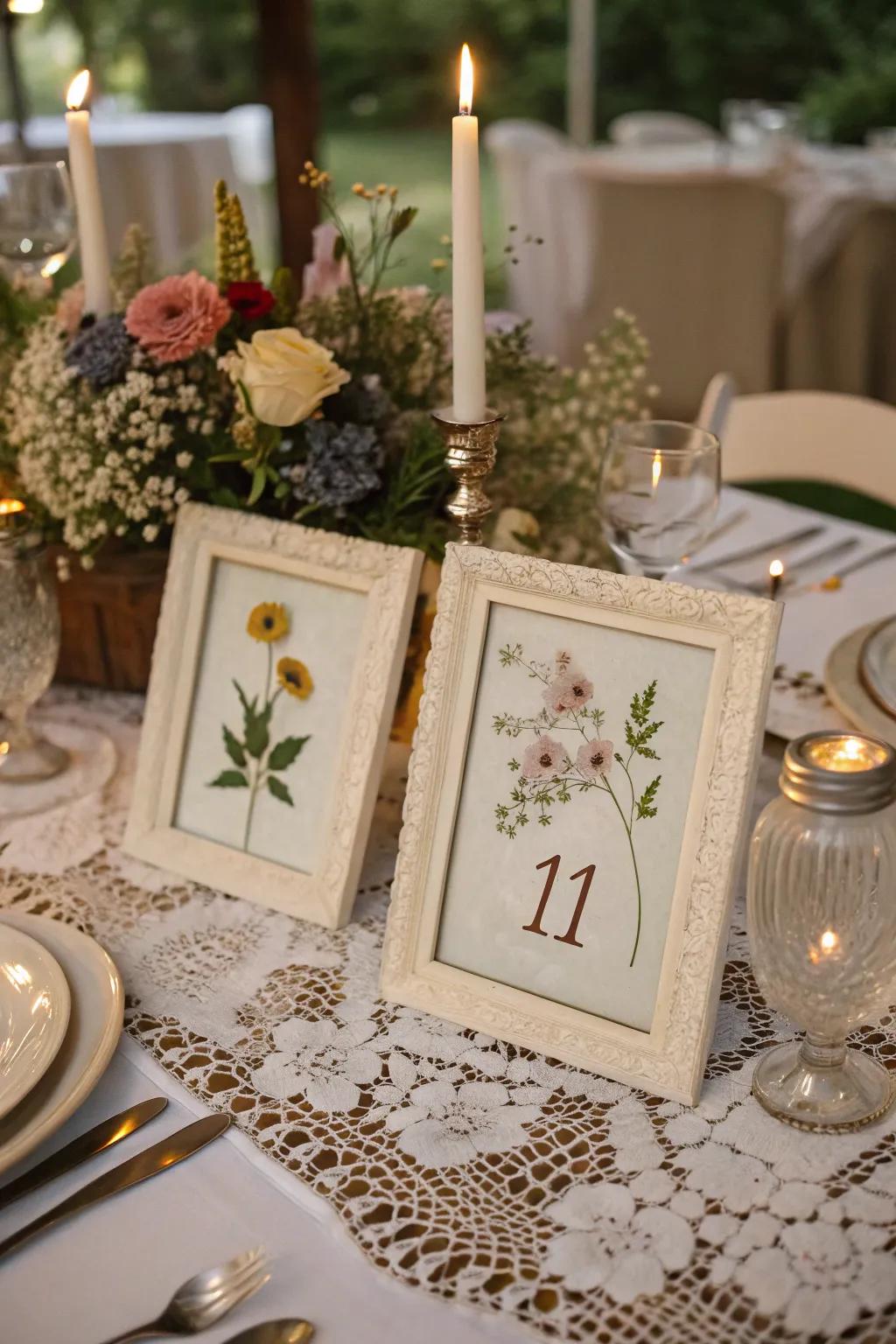 Compressed bloom casings offer an innate and sentimental table aesthetic.