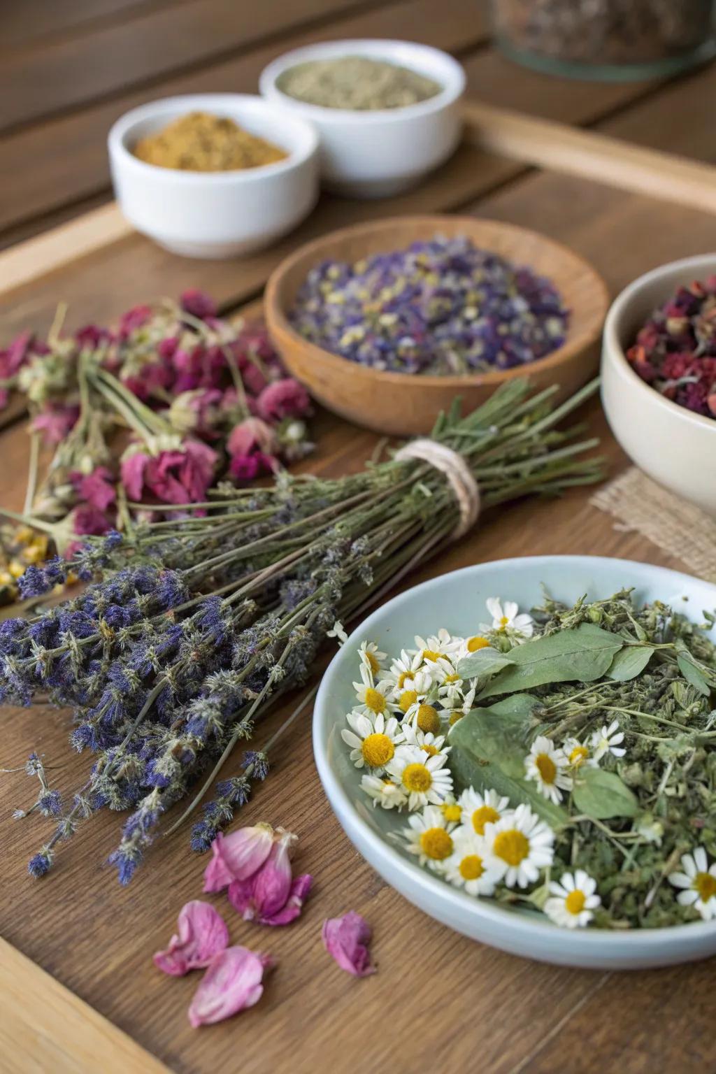 Seasonal mixtures capturing the core of fresh herbs when at their peak.
