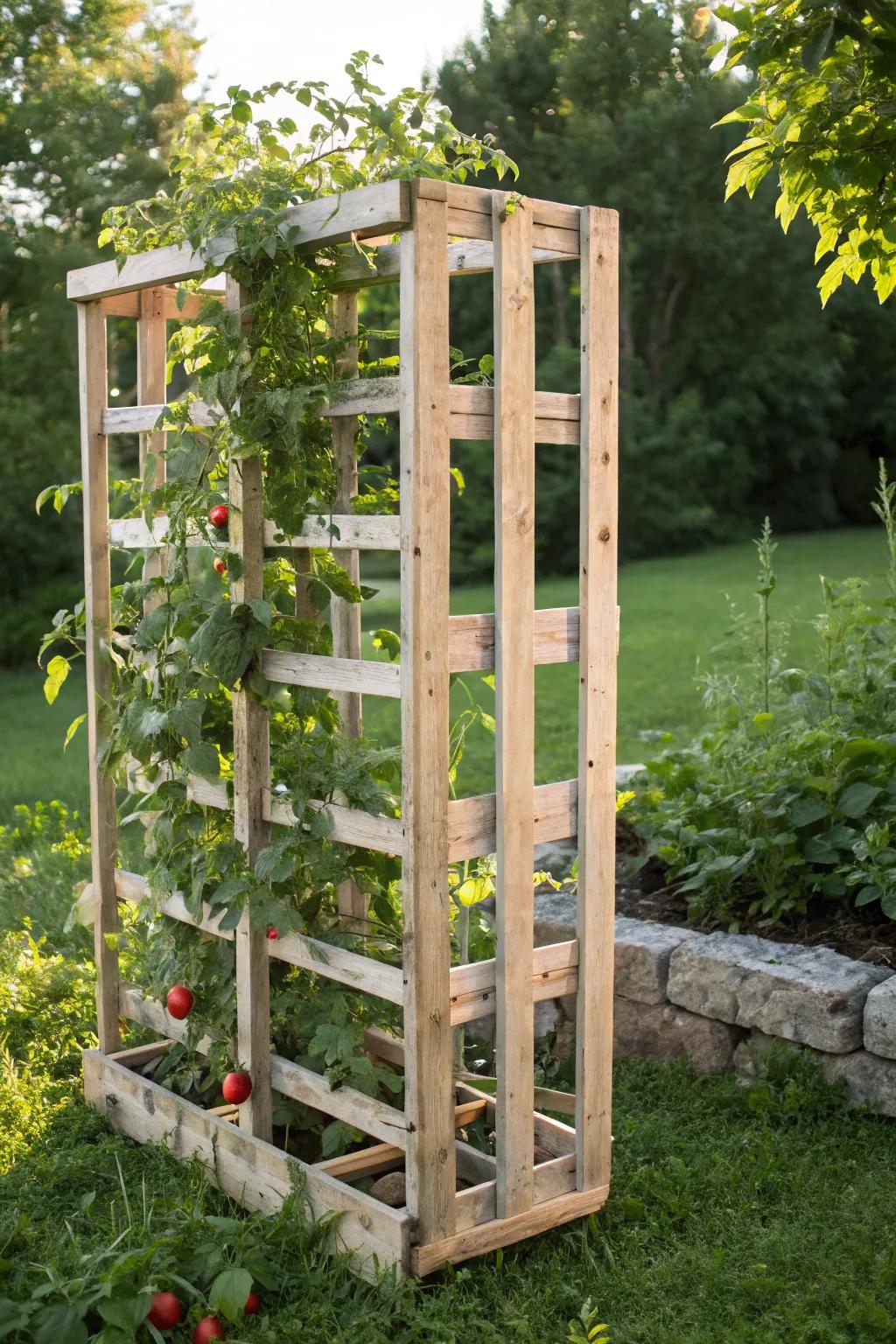 Elevate your garden's charm with a countryside recycled decking trellis, where simplicity encounters eco-friendly elegance.