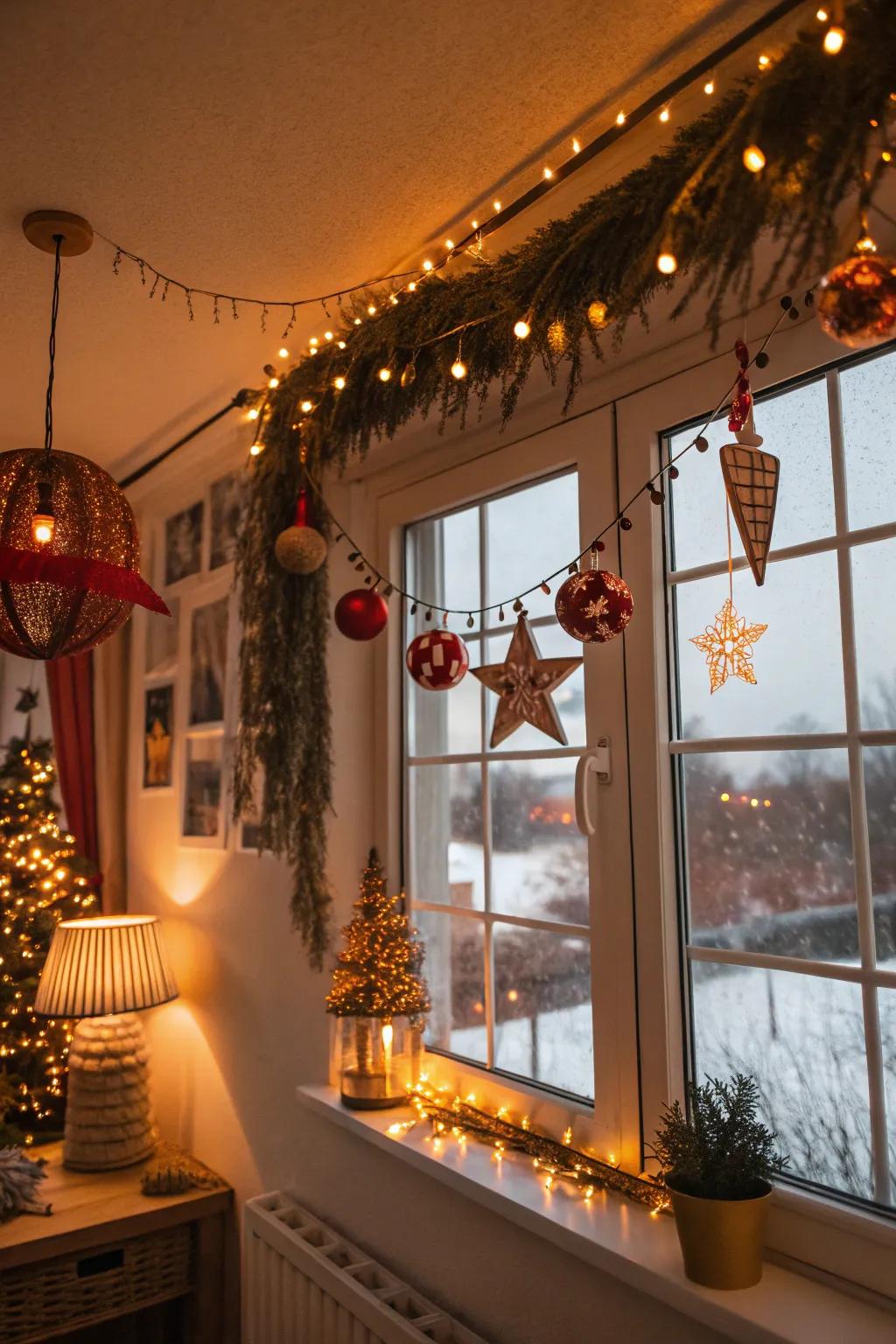 Festive design maintains things fresh and merry.