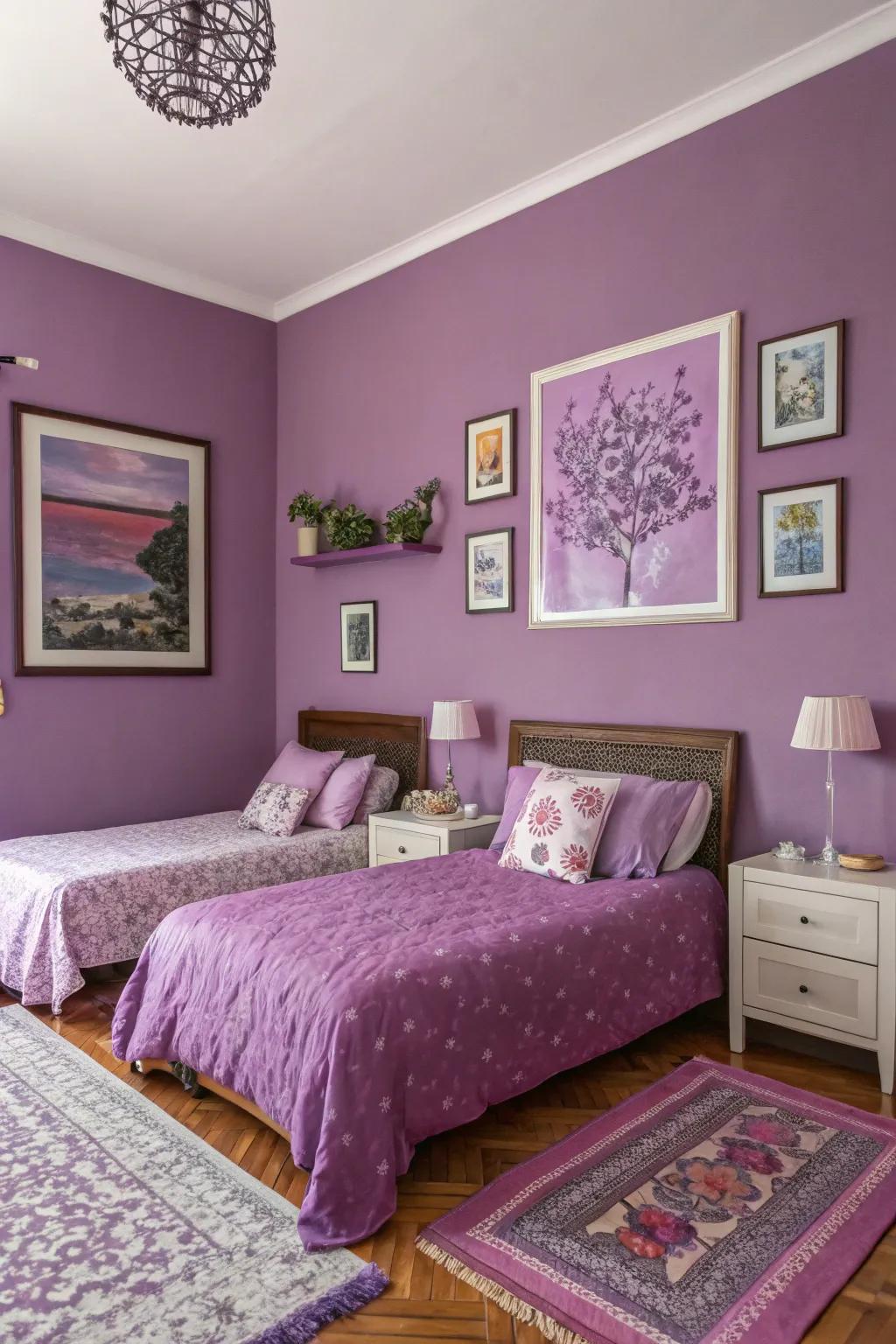 Complete the aesthetic through complementary art.