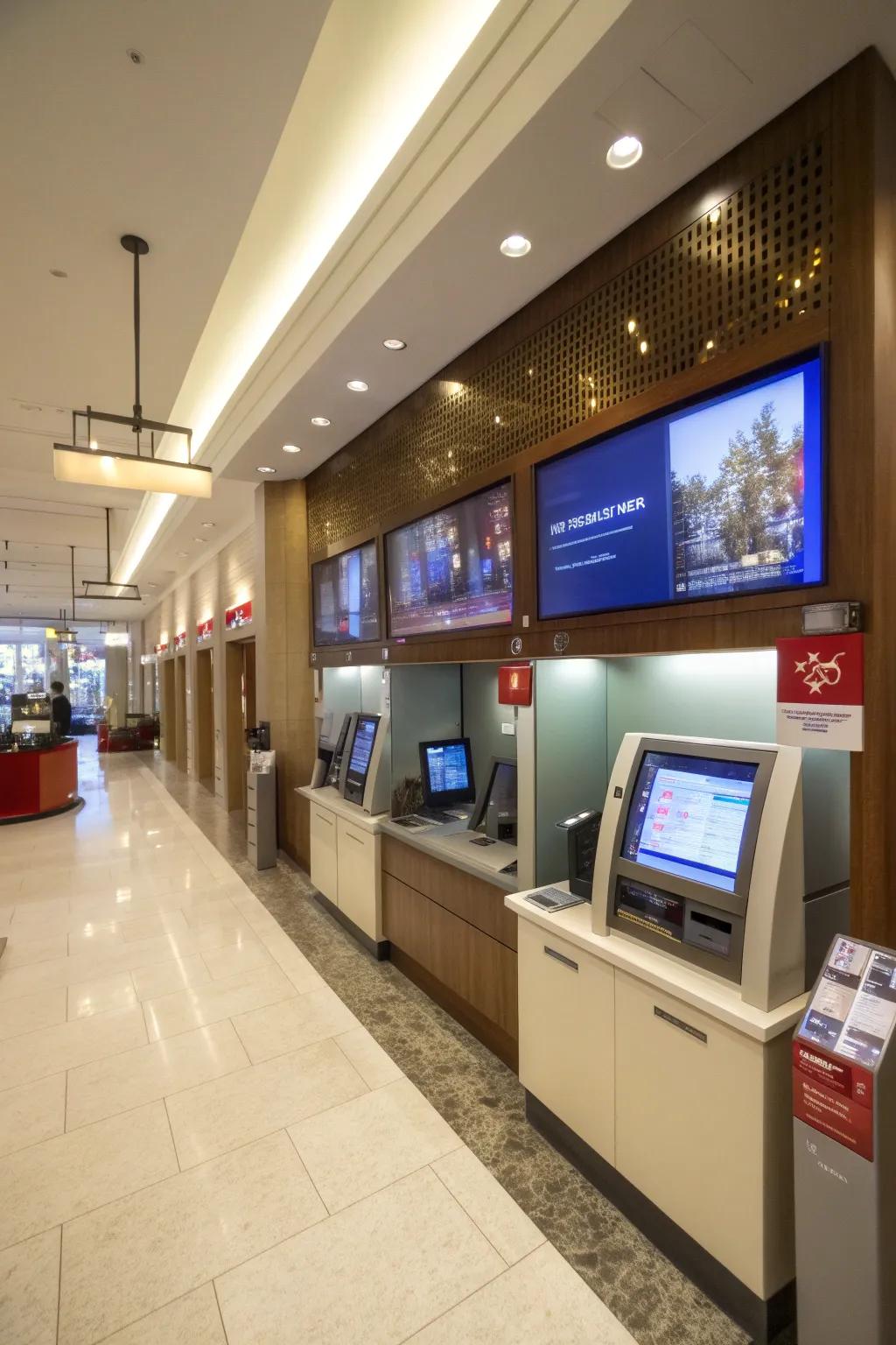 Digital visuals communicate effectively and enhance modern decor.