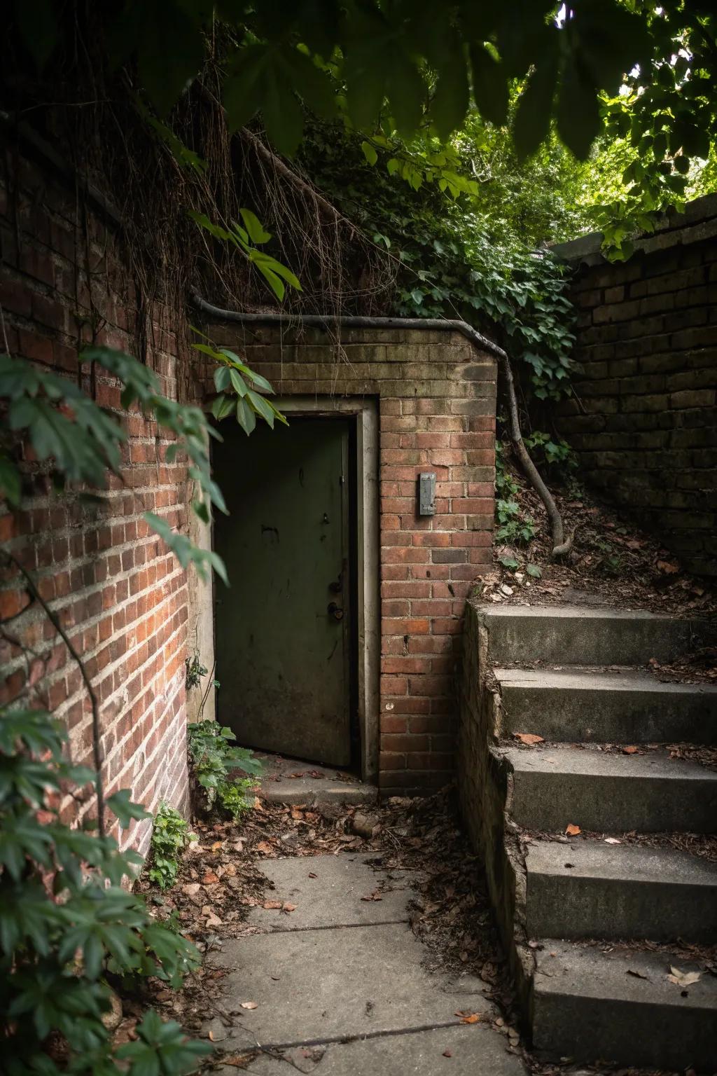 Intrigue is added with a hidden door.