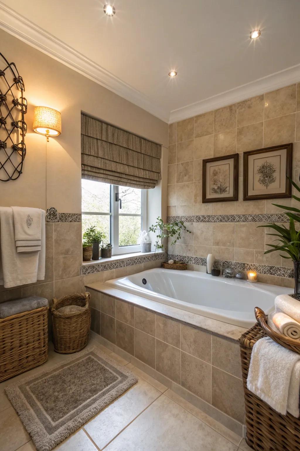 Soothing atmosphere with calming unassuming tones