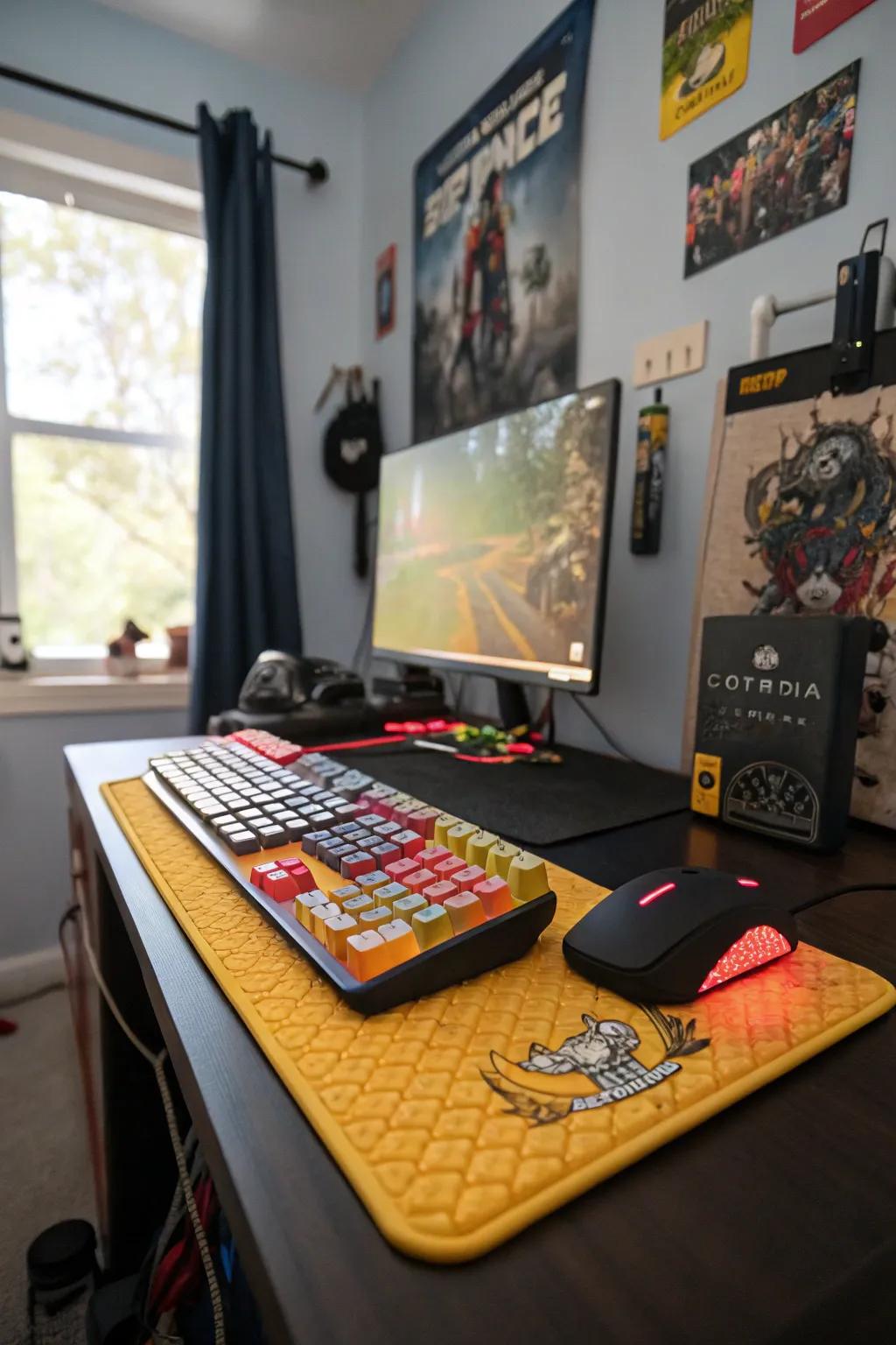 Individual peripherals express unique gaming style.