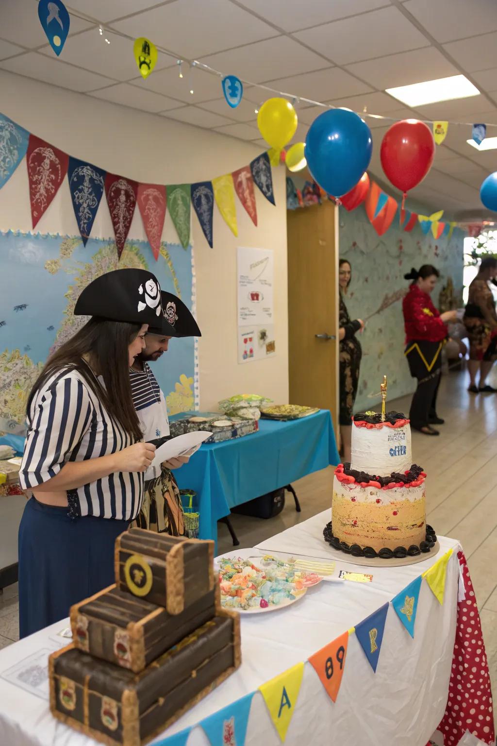 Mariner-inspired baby shower with adventurous and wealth-fulfilled components