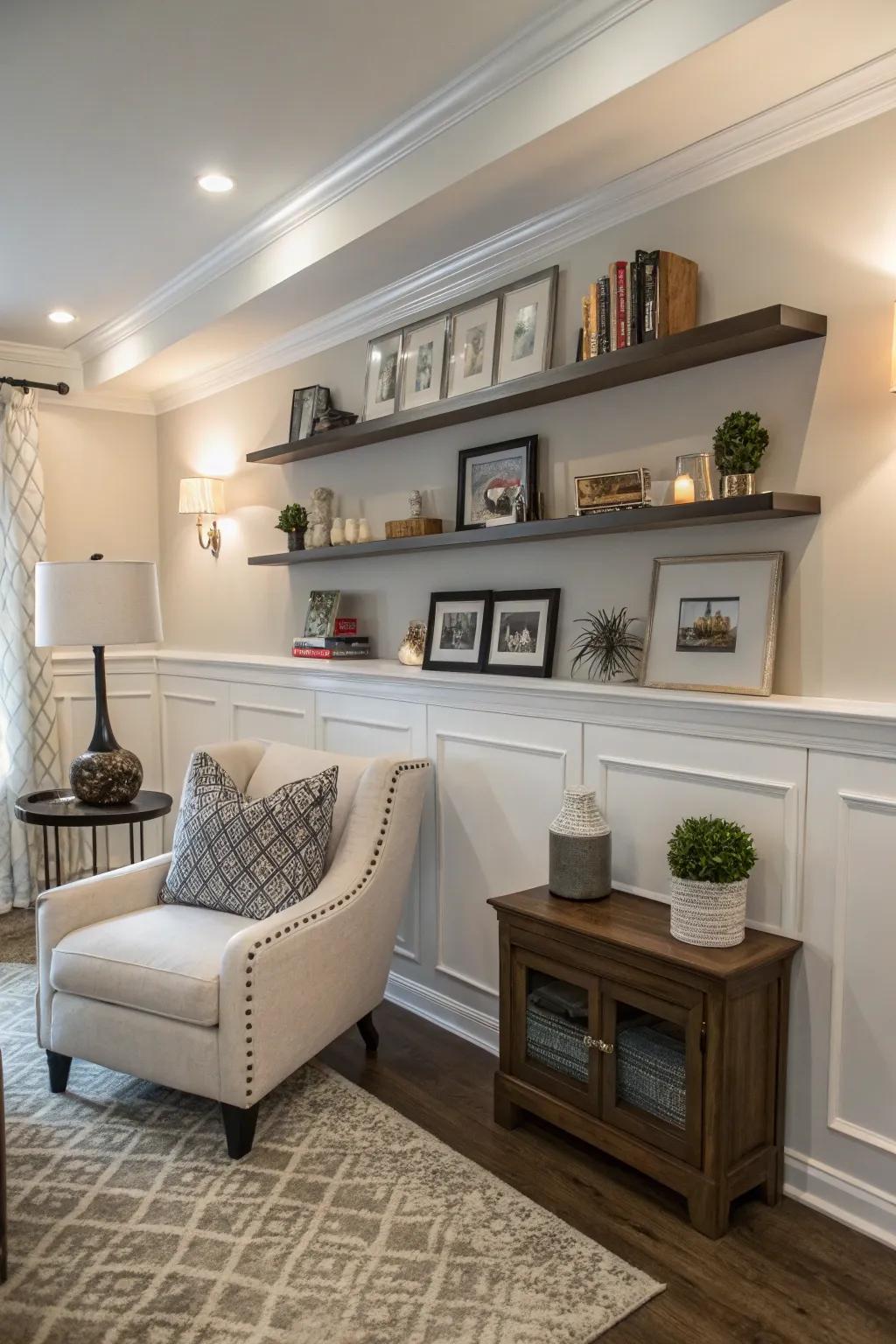 Modernize your area utilizing astonishing shelf inclinations.