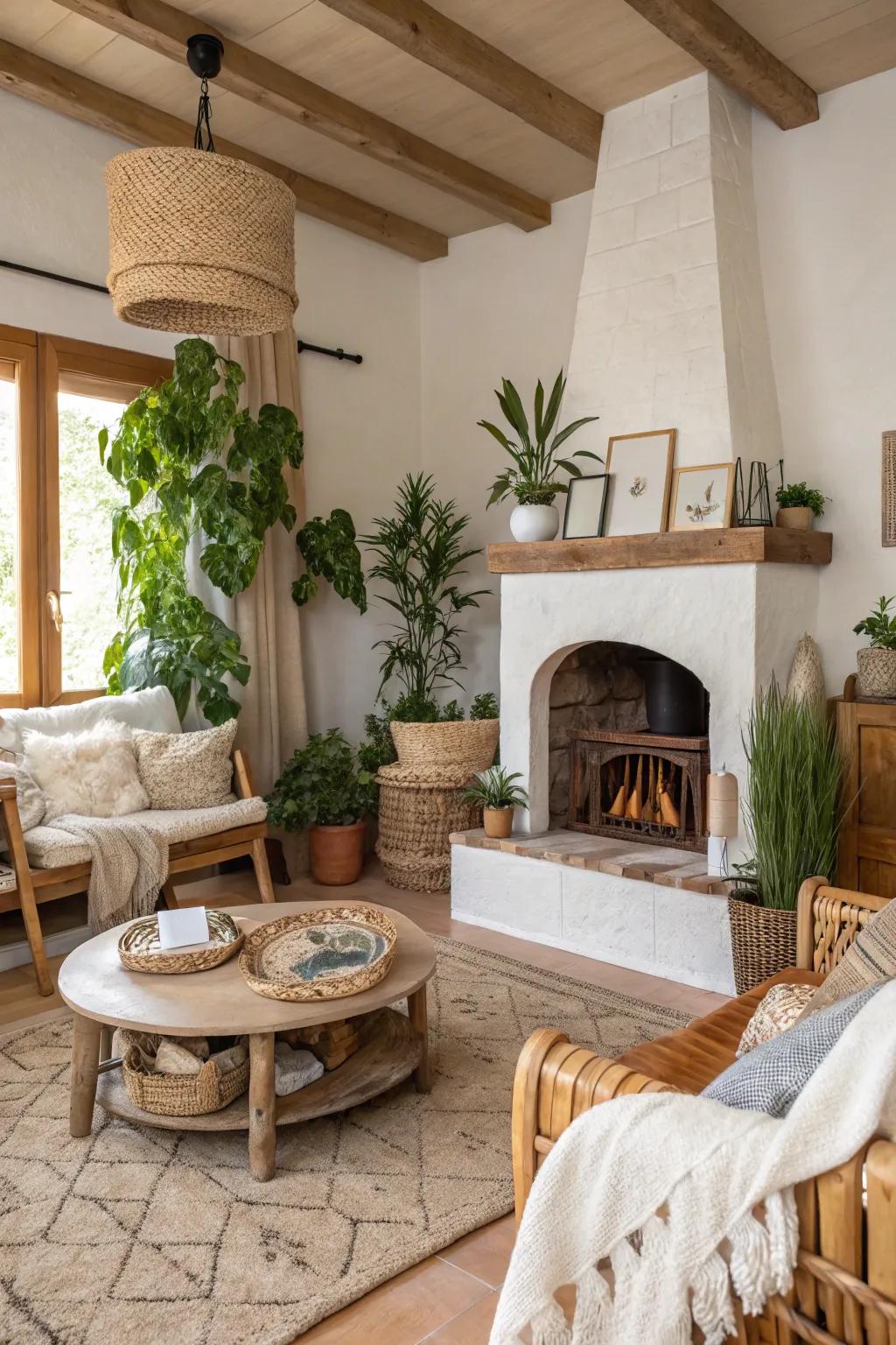 Raw limewash injects texture and profundity, proffering an eco-conscious finish.