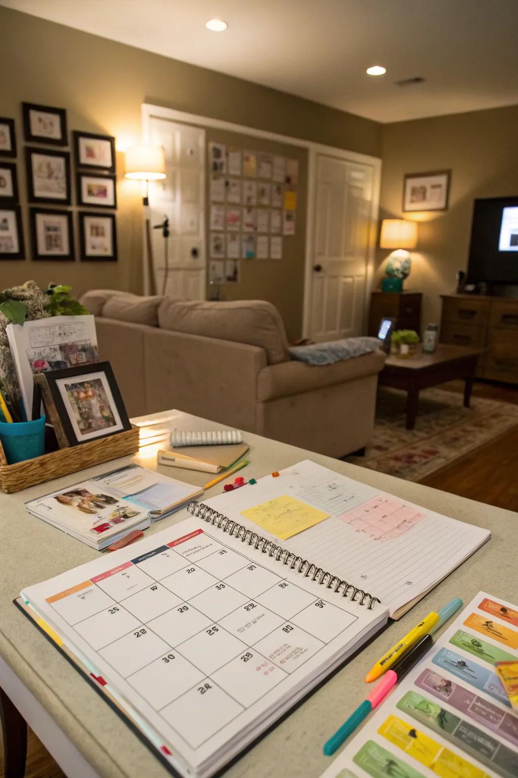 Monthly planning ensures long-term family objectives remain on track.