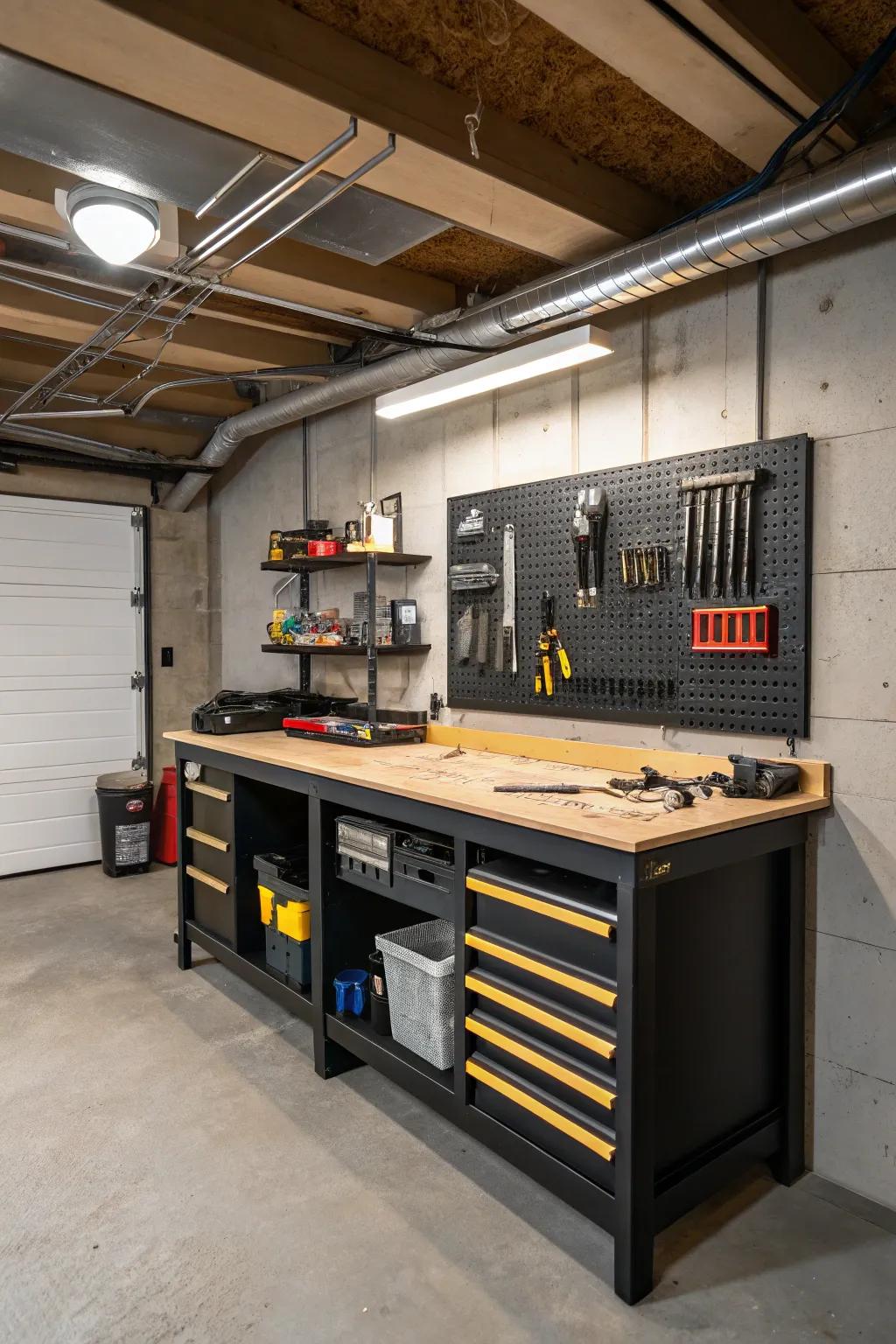 Release creativity in a subterranean work place.