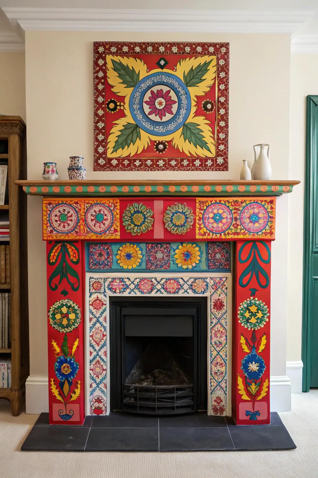 Strong colors and motifs cultivate a remarkable presence.