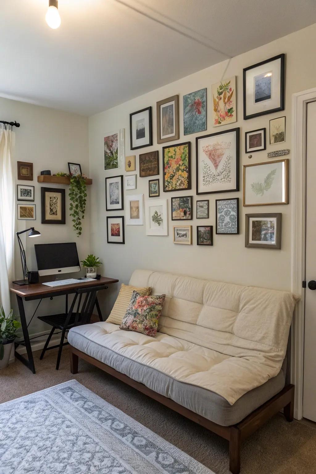 Creative walls add inspiration and focus to your workspace.