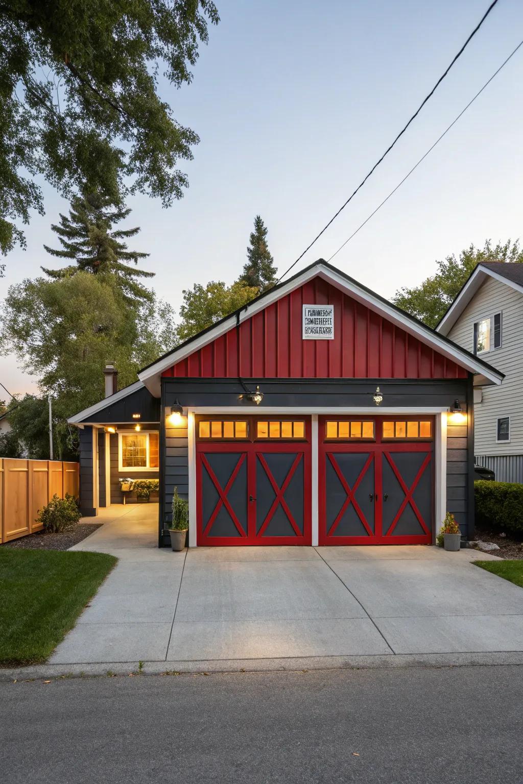 Bold upper edging embellishments creating spectacle and intrigue.