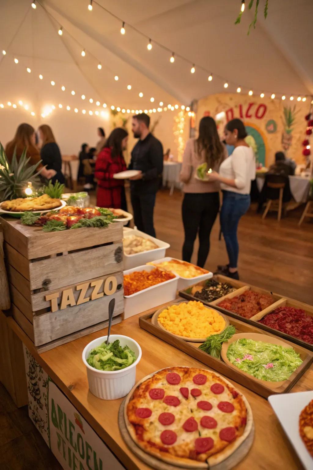 An entertaining internal event featuring engaging culinary points.