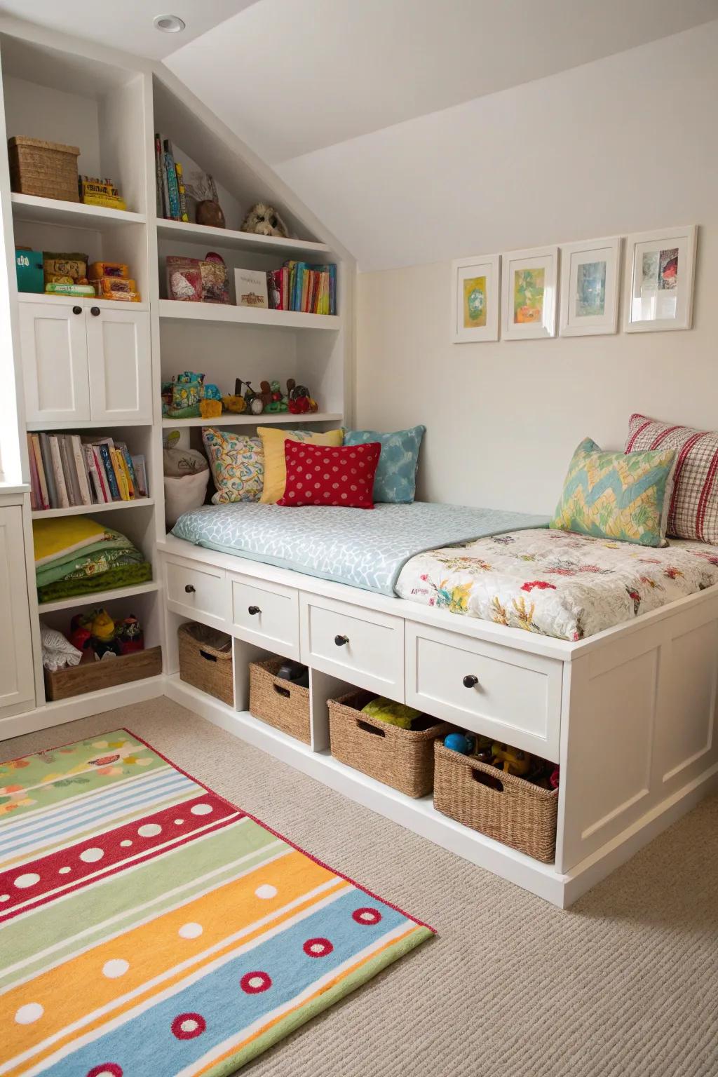Multi-functional furnishings enhancing practicality and elegance.