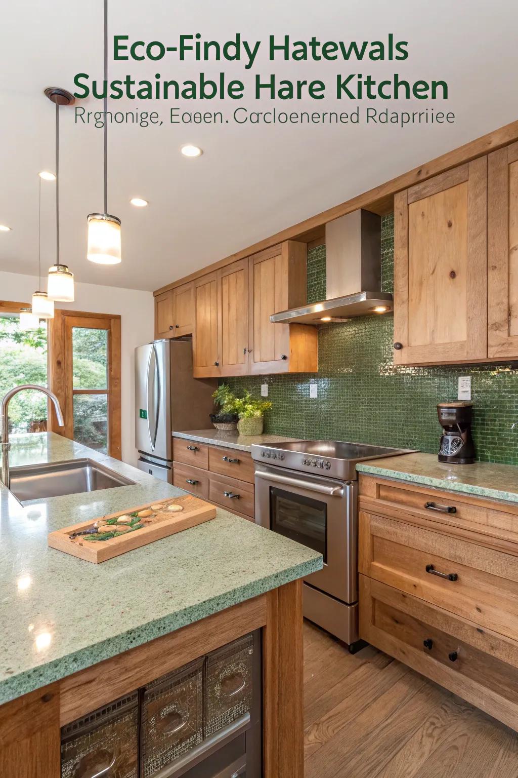 Environmentally-sound fixtures presenting panache through a sustainable element.