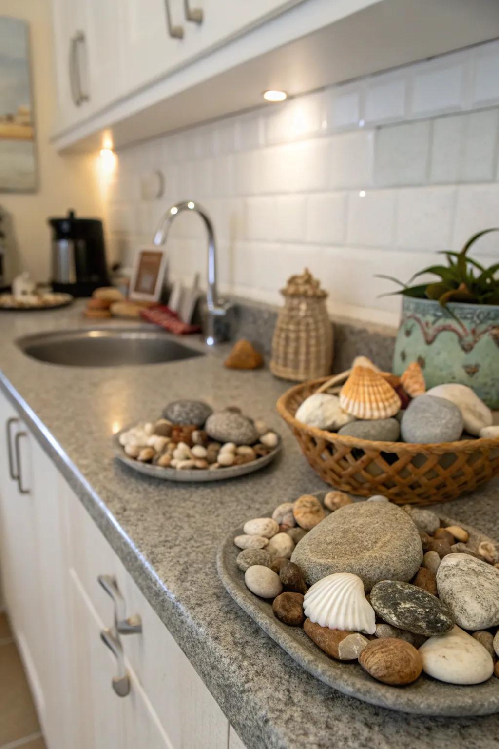 Natural components convey an organic impression within your tableau.