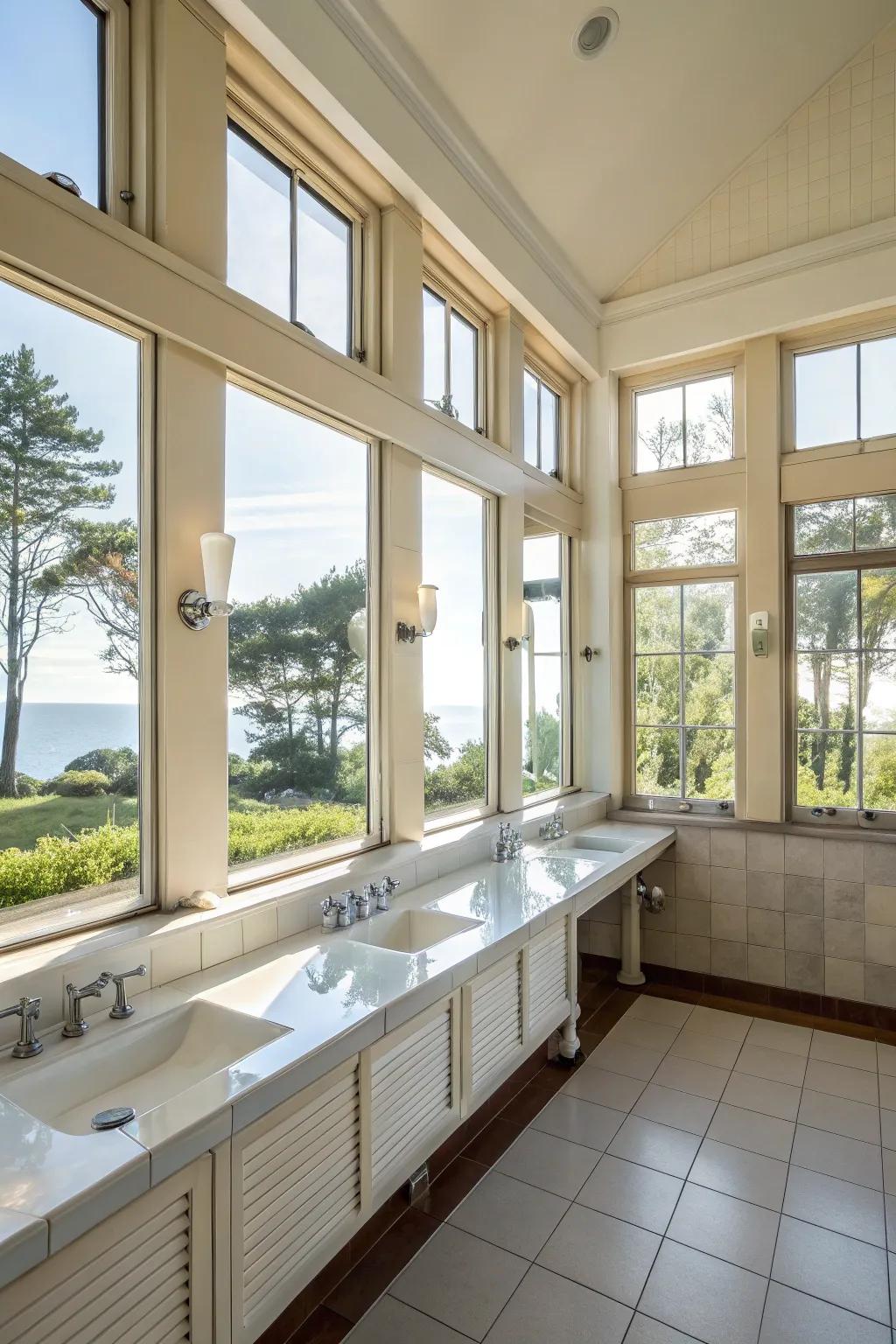 Inherent radiance enhances the ethereal sensation of the rustic design.
