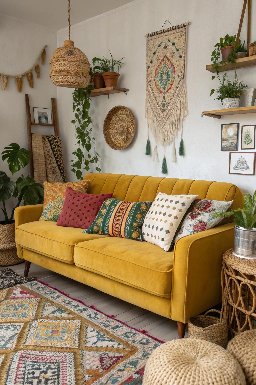 Bohemian style proffers vibrant and individual articulation.