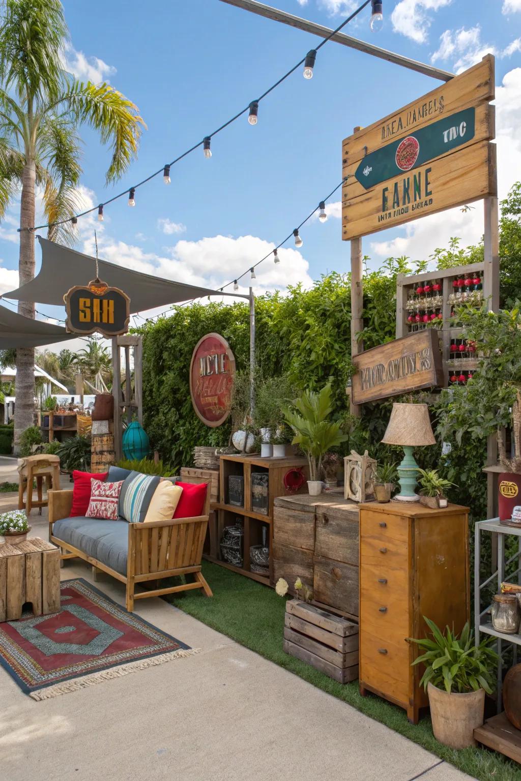 Recycled design elements implemented to contribute distinctive character and champion sustainability.