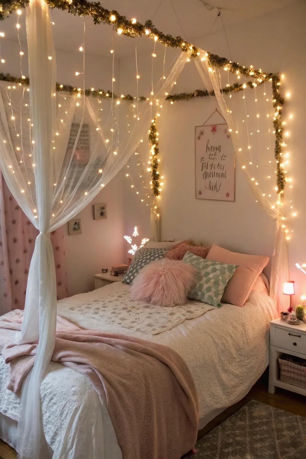 Ethereal lights for a magical retreat.