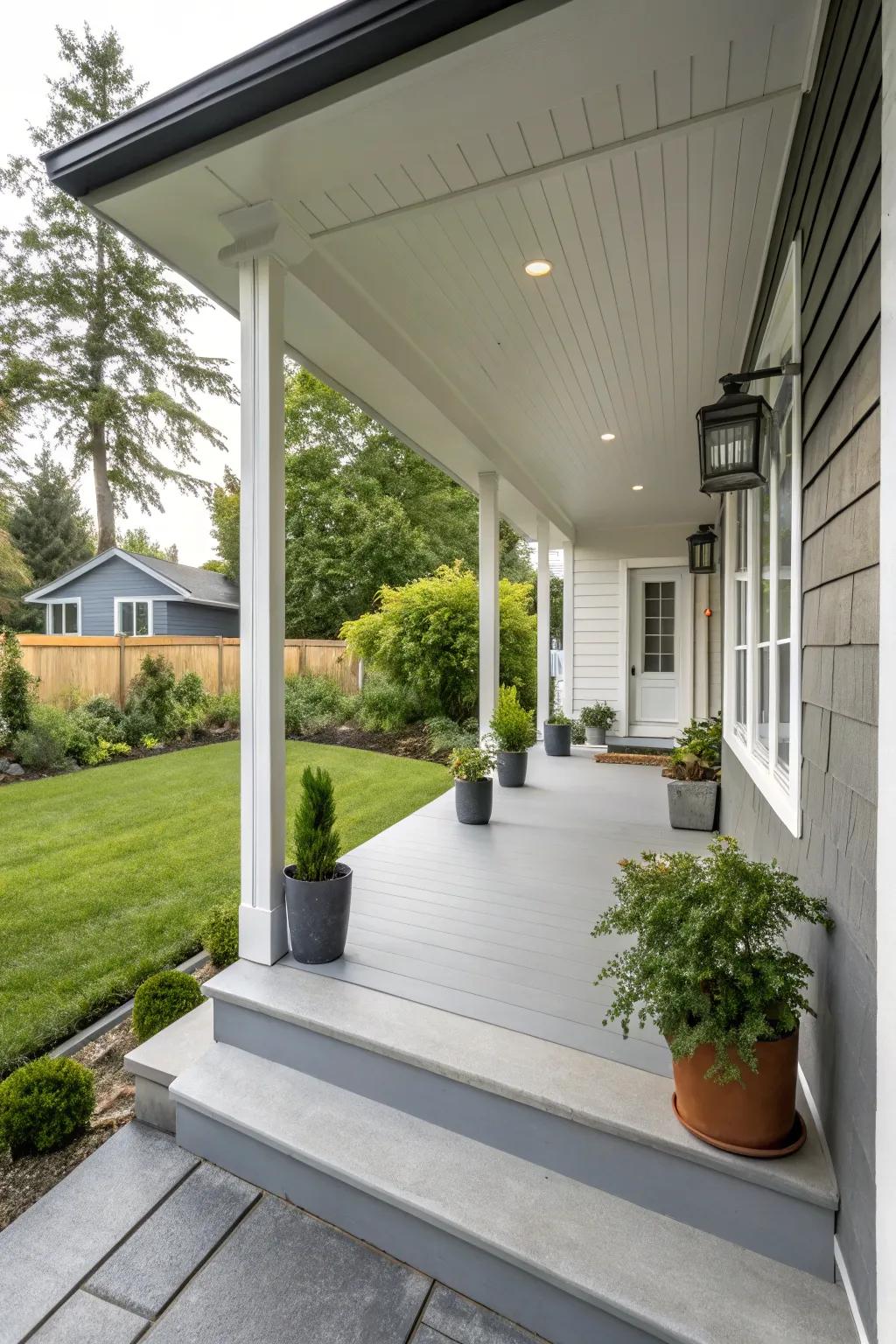 Understated trim brings a polished contemporary sensation.