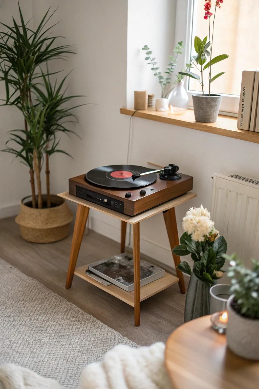 Calming record area