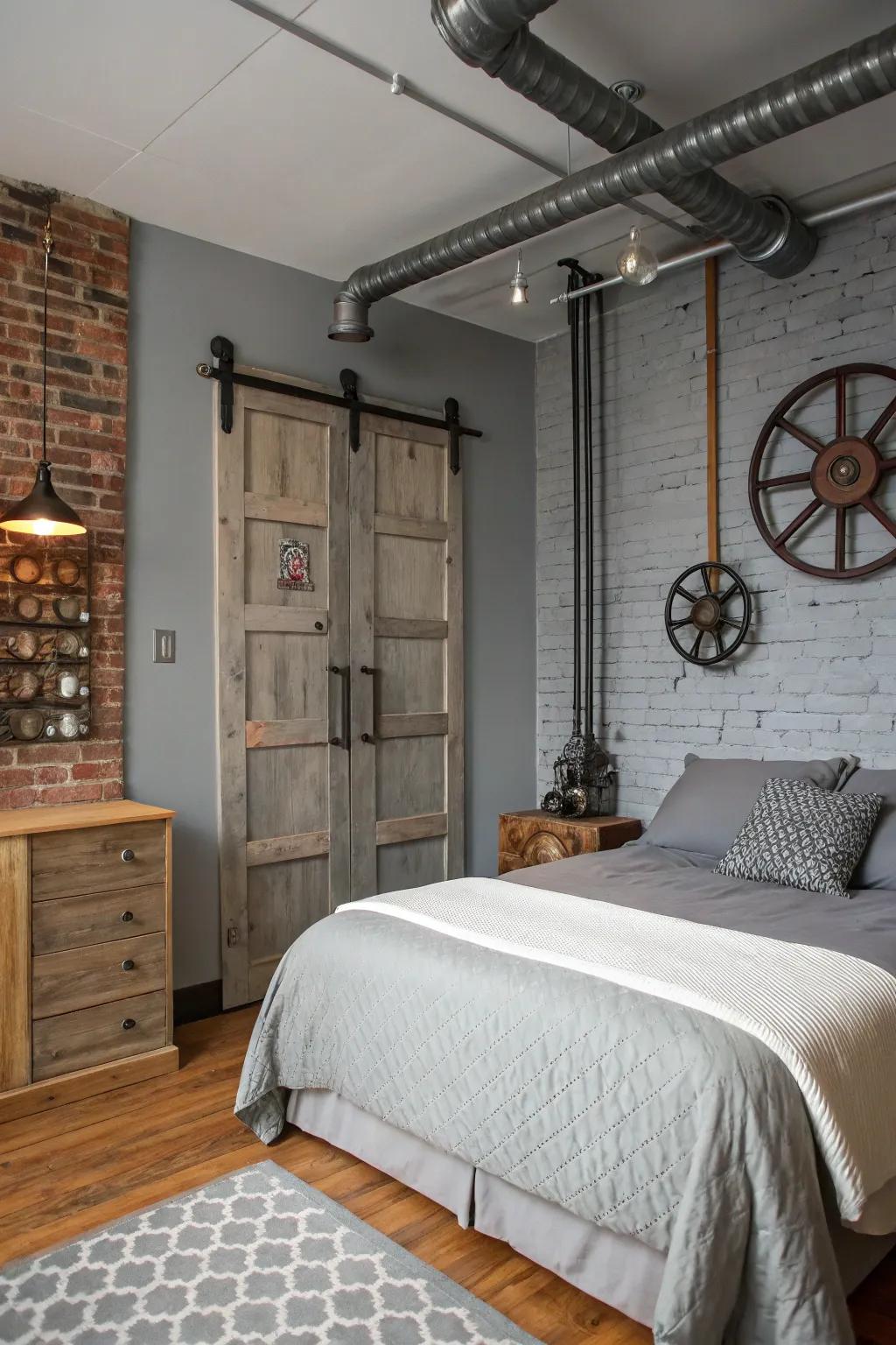 Metal and the space, perfect.