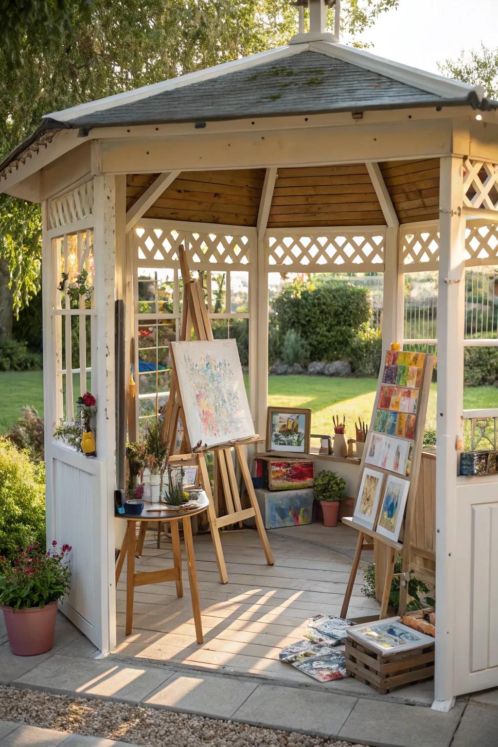 Unleash creativity within a bespoke art studio.