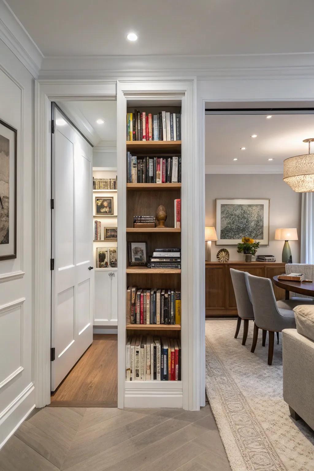 Murphy doors are a clever, hidden solution.