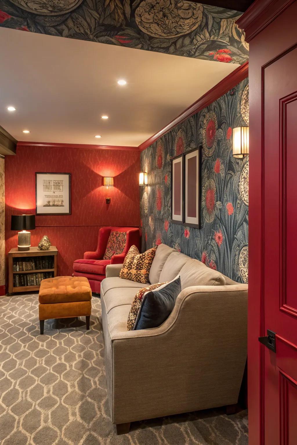 Feature walls impart dimension and fabricate a focal point.