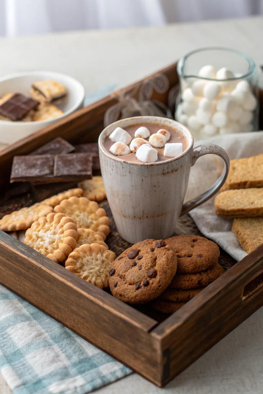 A heart-warming arrangement designed for a soothing evening.