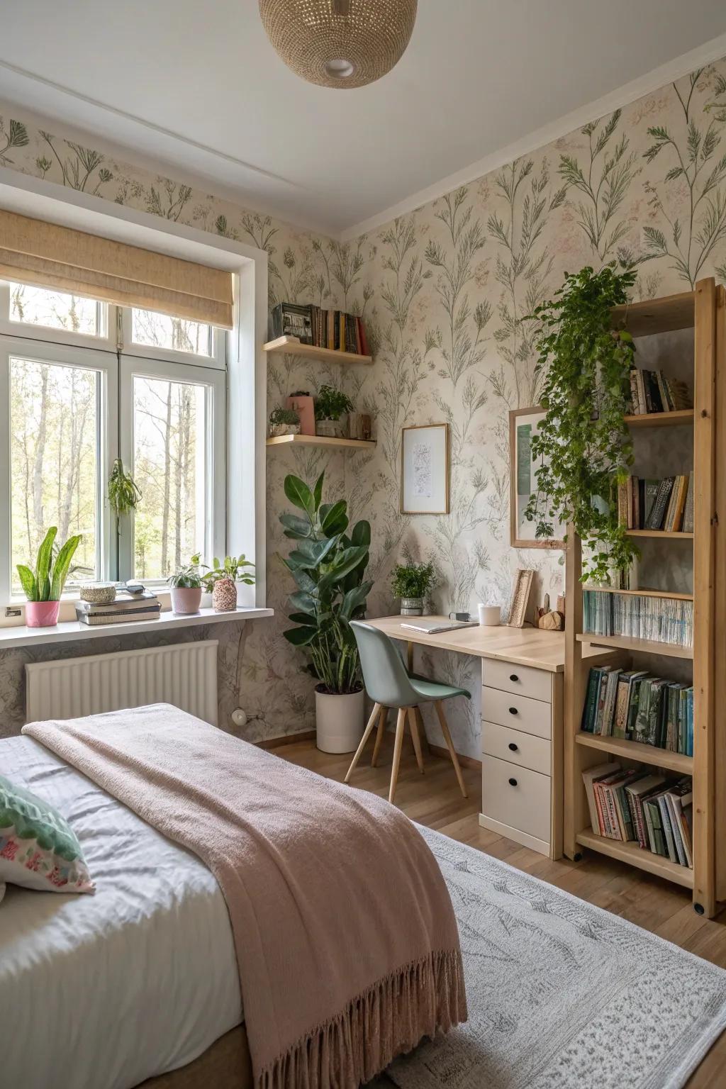 Natural forms introduce warmth and sustainability to a room.
