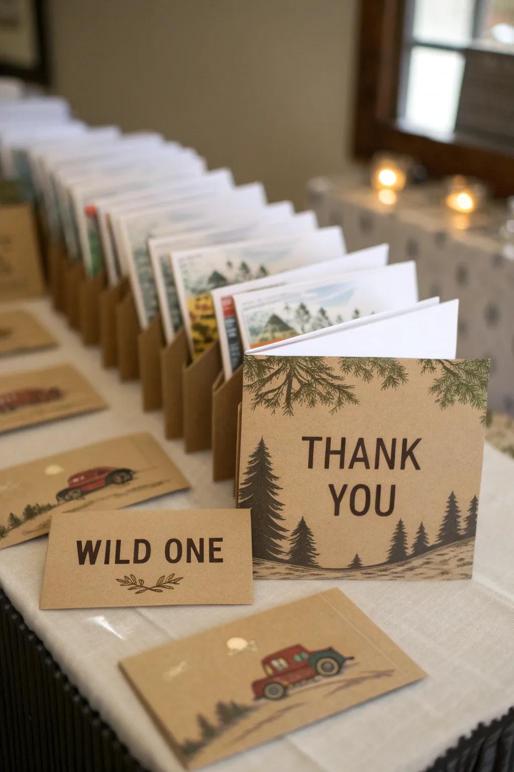 Gratitude postcards introduce a personalized element to celebratory mementos.