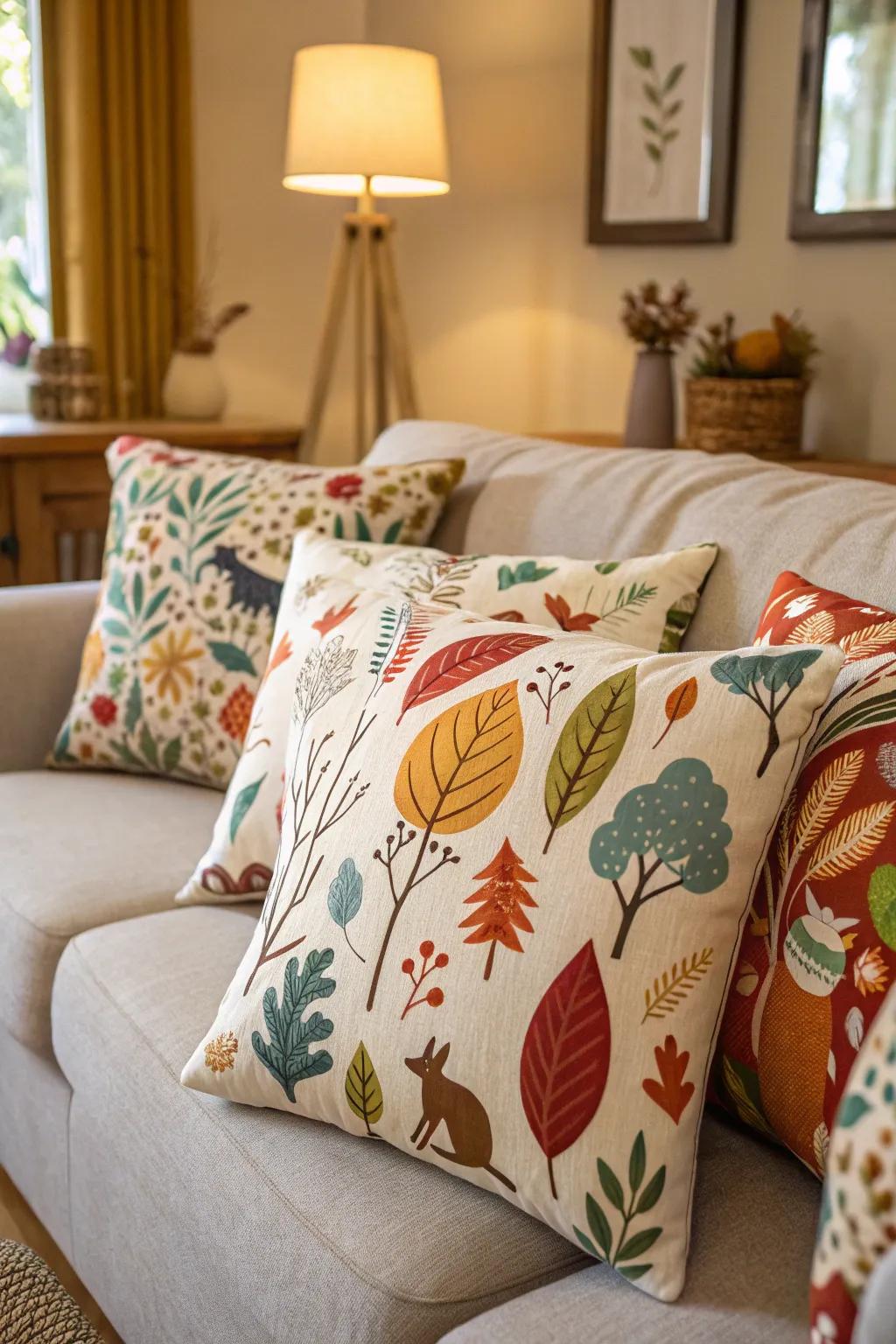 Your décor will be more comfortable and have more character thanks to throw cushions.