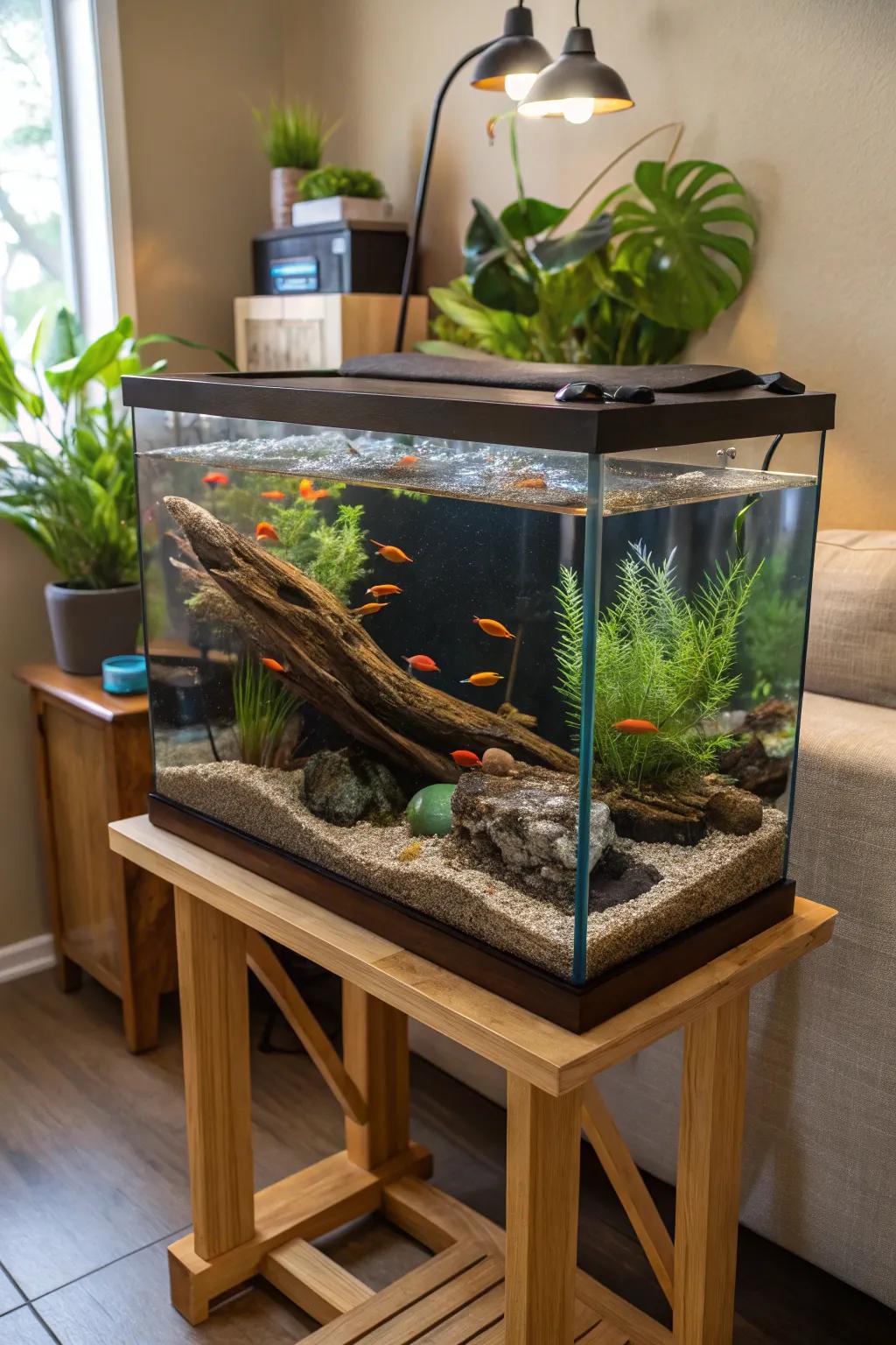 An eco-conscious arrangement furnishes advantageous consequences appropriate for both your tank and the terrestrial sphere.