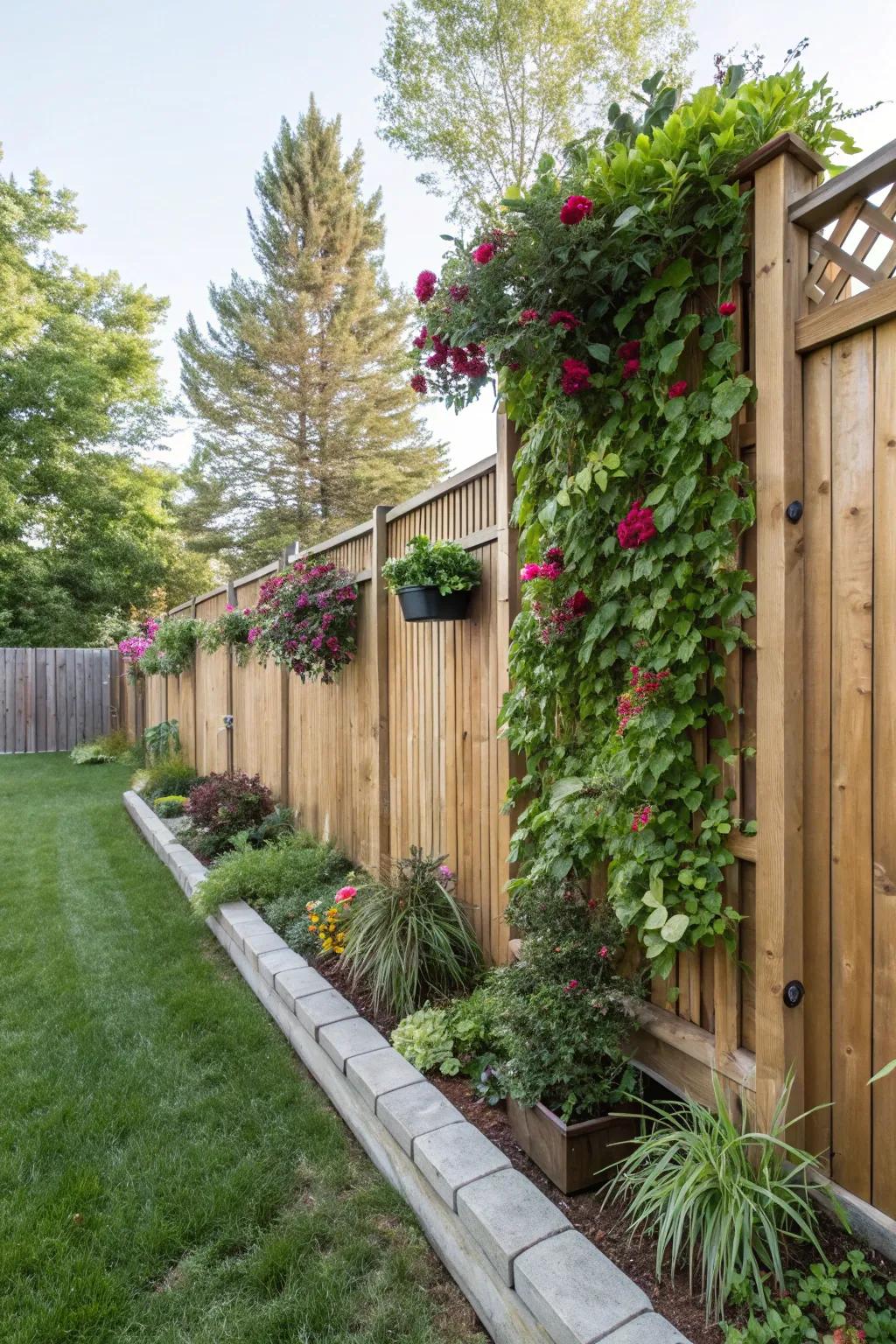 Vertical gardens maximizing space and greenery.