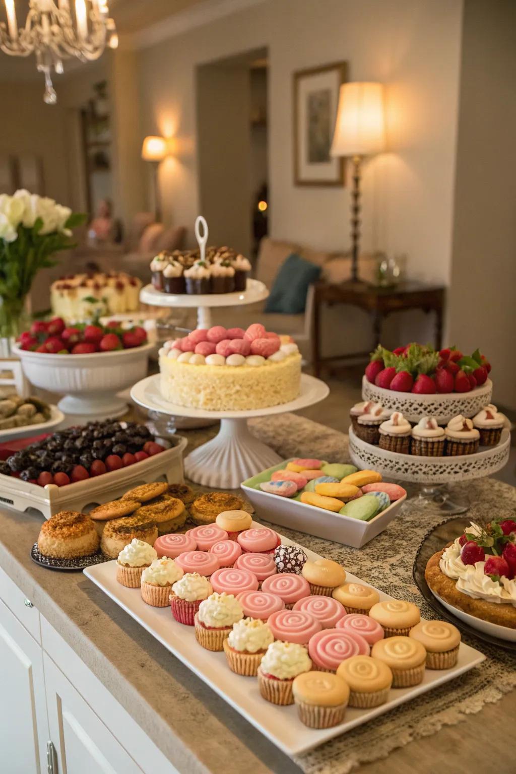 A dessert that will delight guests.