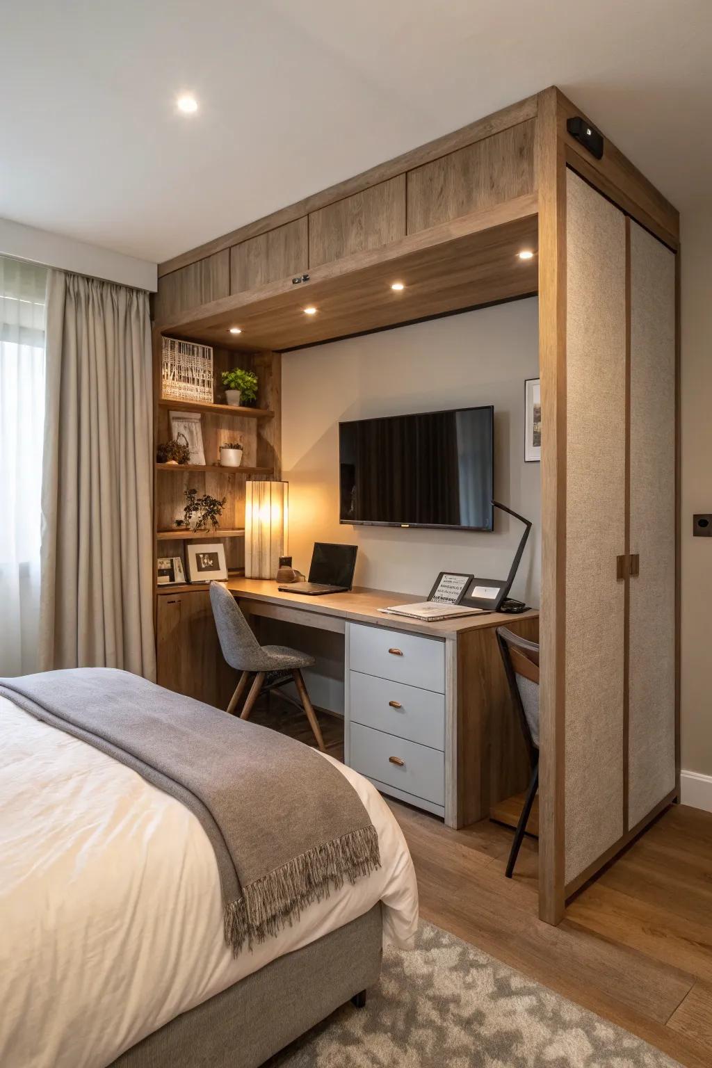 Unexpected attributes infuse both astonishment and innovation into the sleeping quarters.