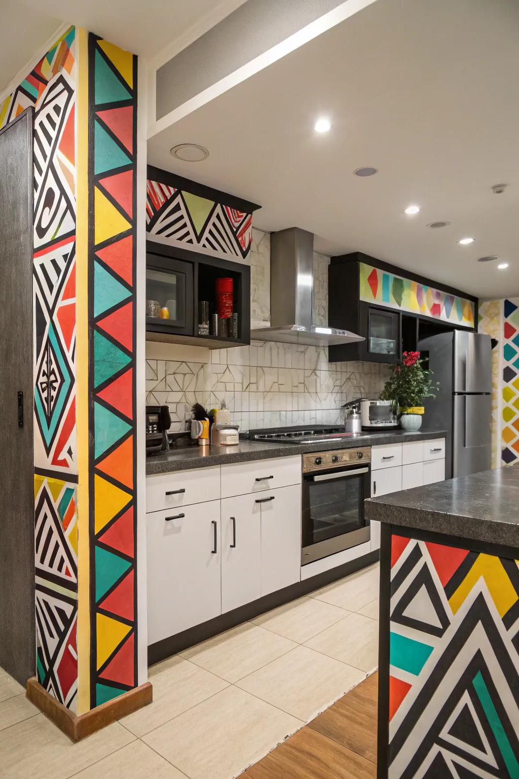 Graphical Border Designs create a striking and commanding presence.