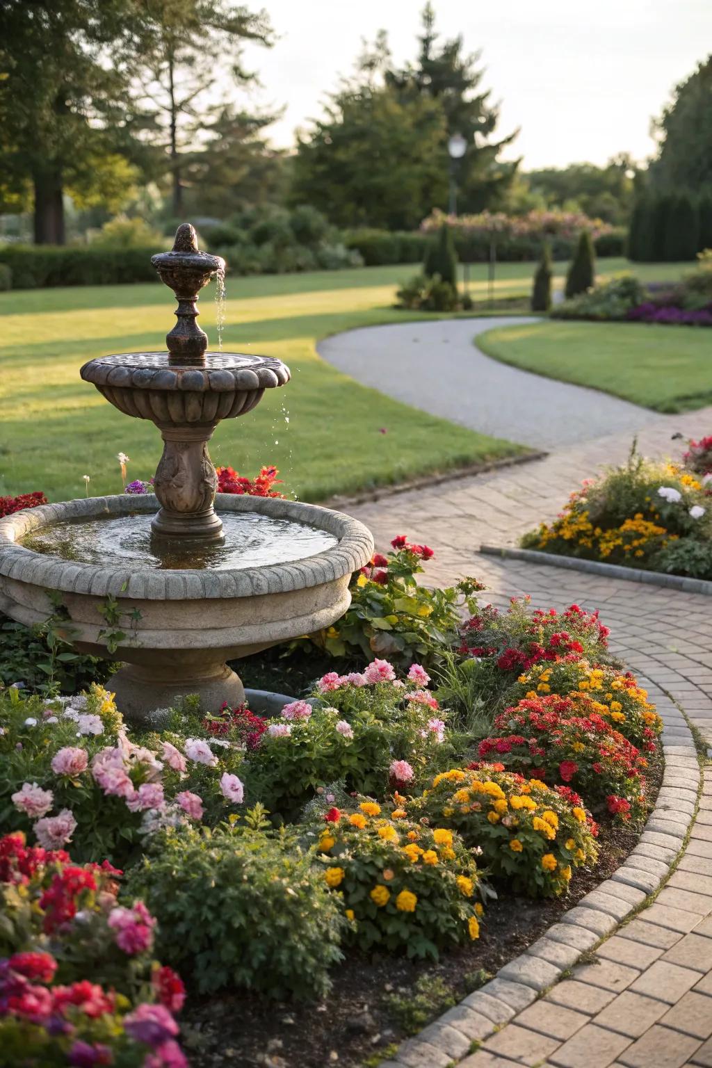 Water features bring peace and attract wildlife to your garden.