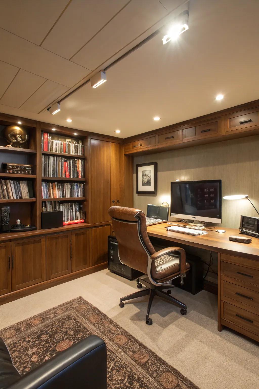 Smart illumination delivers effortless adjustment for any atmosphere.