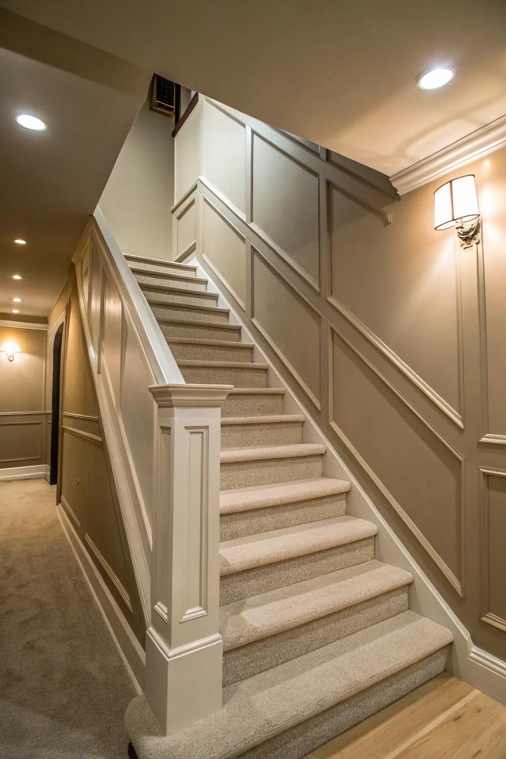 Achieve understated elegance with refined mid-tones.