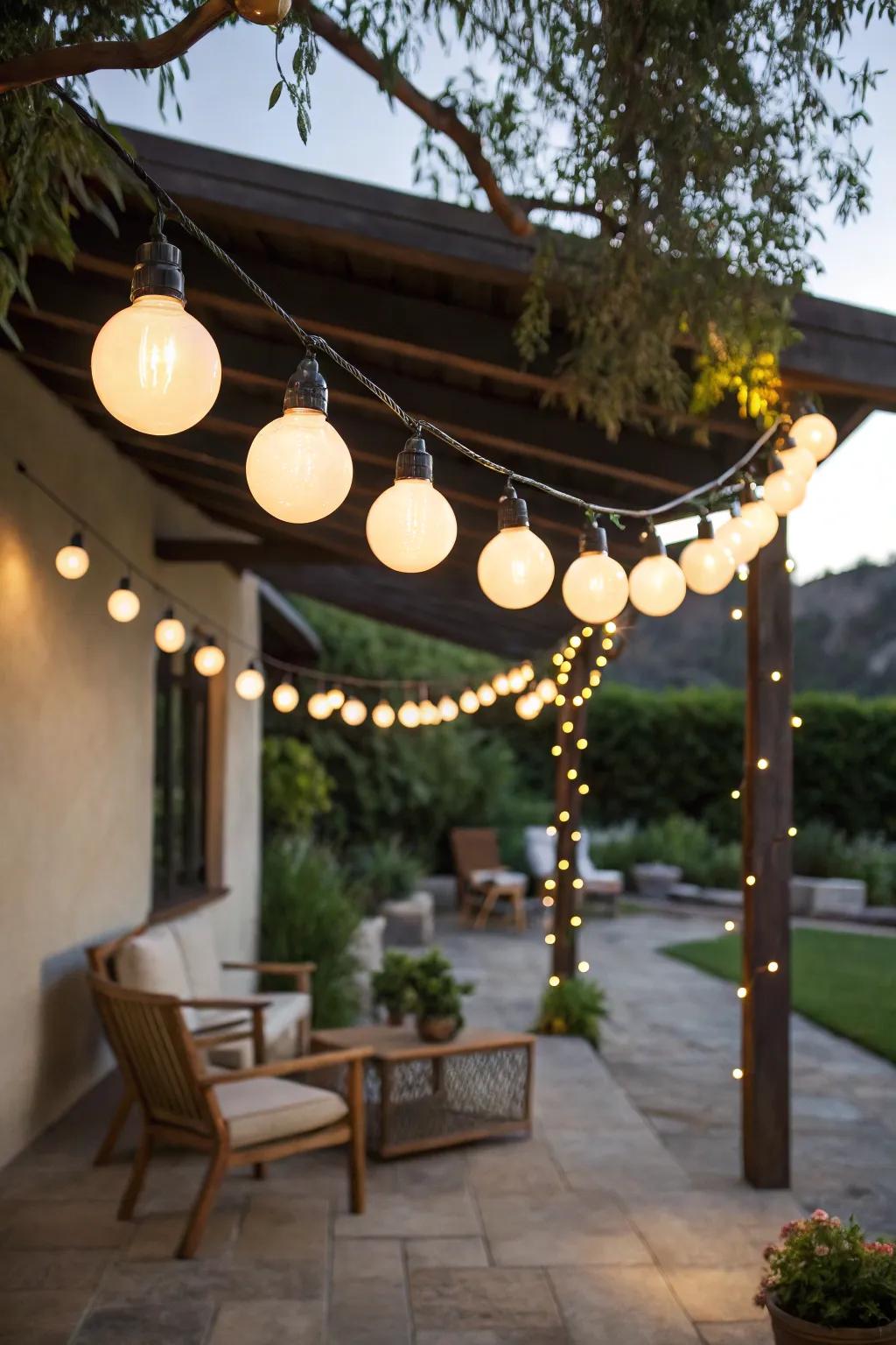 Orb lights proffer an eccentric, audacious illumination attribute with a delicate radiance.